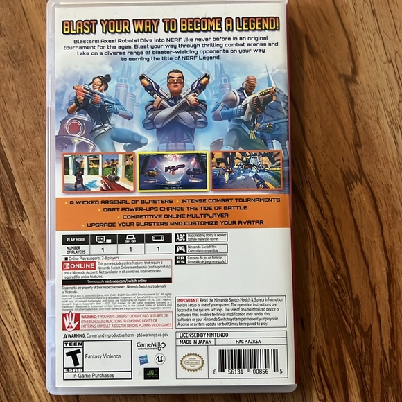NERF Legends Video Game for Nintendo Switch - Picture 3 of 3
